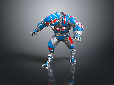 Mech Warrior Mech Soldier Machine Battlearm Mechanical Battlearm Machine Fighter Robot 3d model
