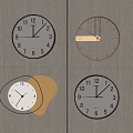 Creative clock clock wall clock 3d model