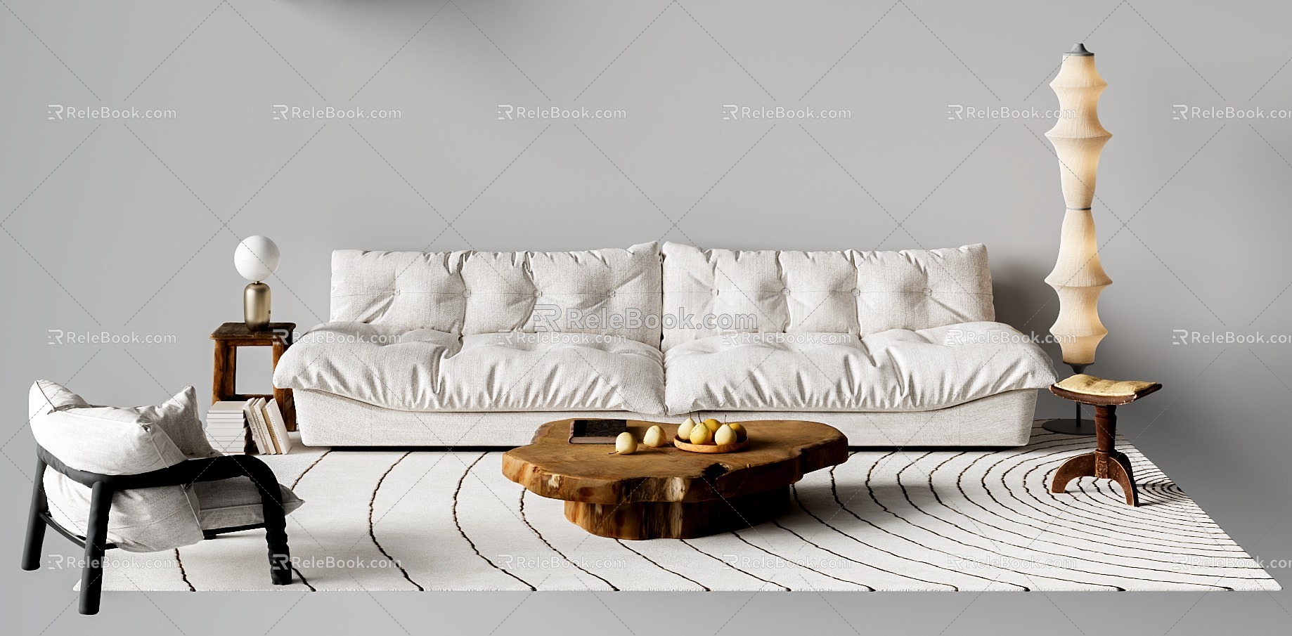 Sofa combination 3d model