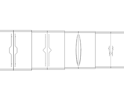 Modern Double Doors Design Featuring Wooden Panels And Glass Inserts For Home Interior 3d model