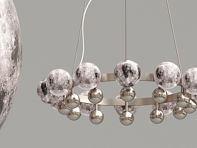 Modern chandelier moon multi-head chandelier model