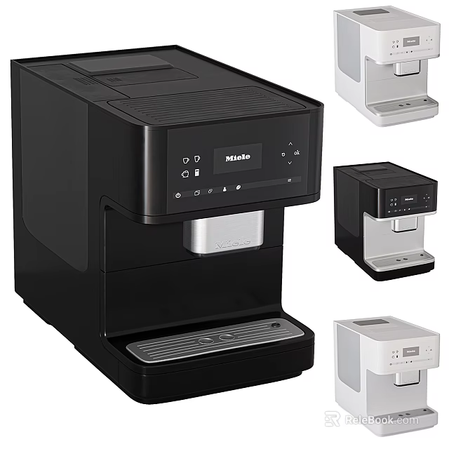Miele Modern Coffee Machines With Various Colors And Stylish Design For Kitchen Appliances 3d model 