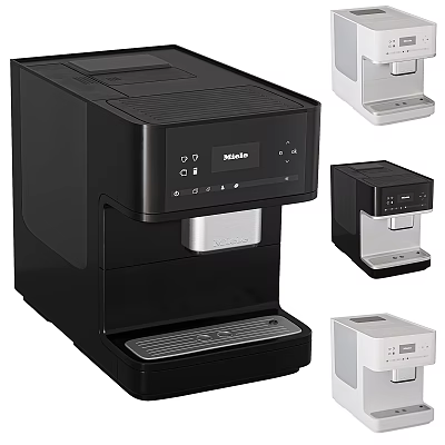 Miele Modern Coffee Machines With Various Colors And Stylish Design For Kitchen Appliances 3d model
