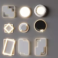 Elegant Modern Ceiling Lights With Geometric And Spiral Shapes For Home Interior Lighting
