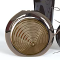 Modern Decorative Ornament Set With Dark Vases Gold Geometric Decor And Branches