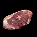 Cow Fresh Raw Meat Piece Isolated On Black Background With Texture 3d model