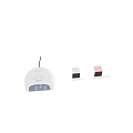 SUNOne White UV Nail Lamp With LED Blue Light And Curved Design For Gel Polish
