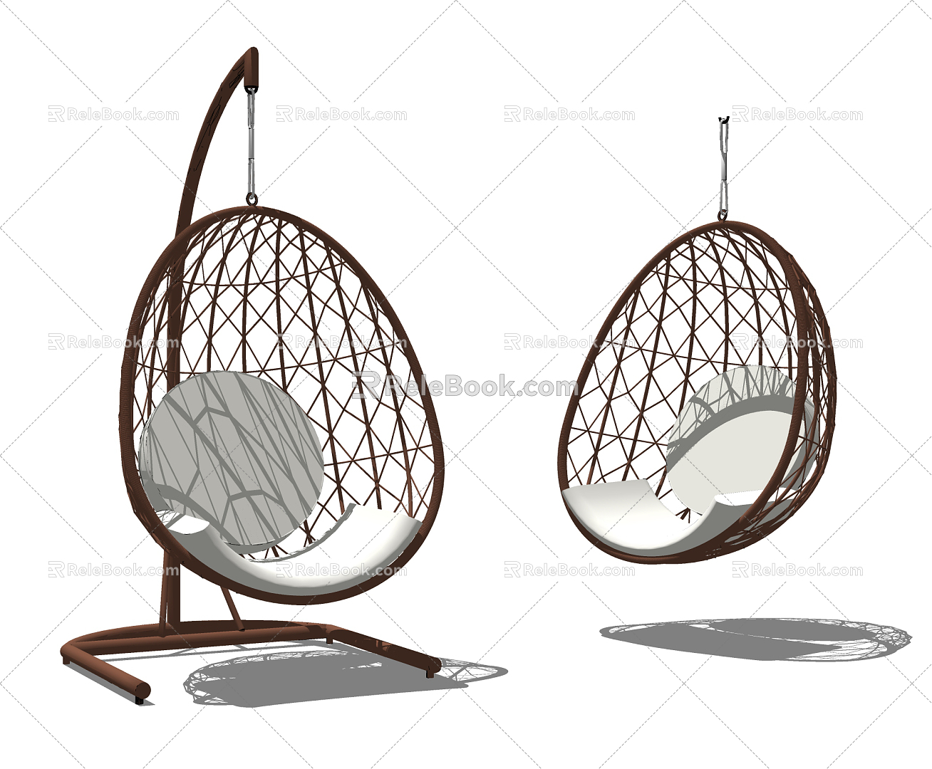 Modern Hanging Chair Outdoor Rocking Chair model