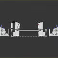 Advanced Industrial Production Line Equipment With Mechanical Arms And Conveyor Modules