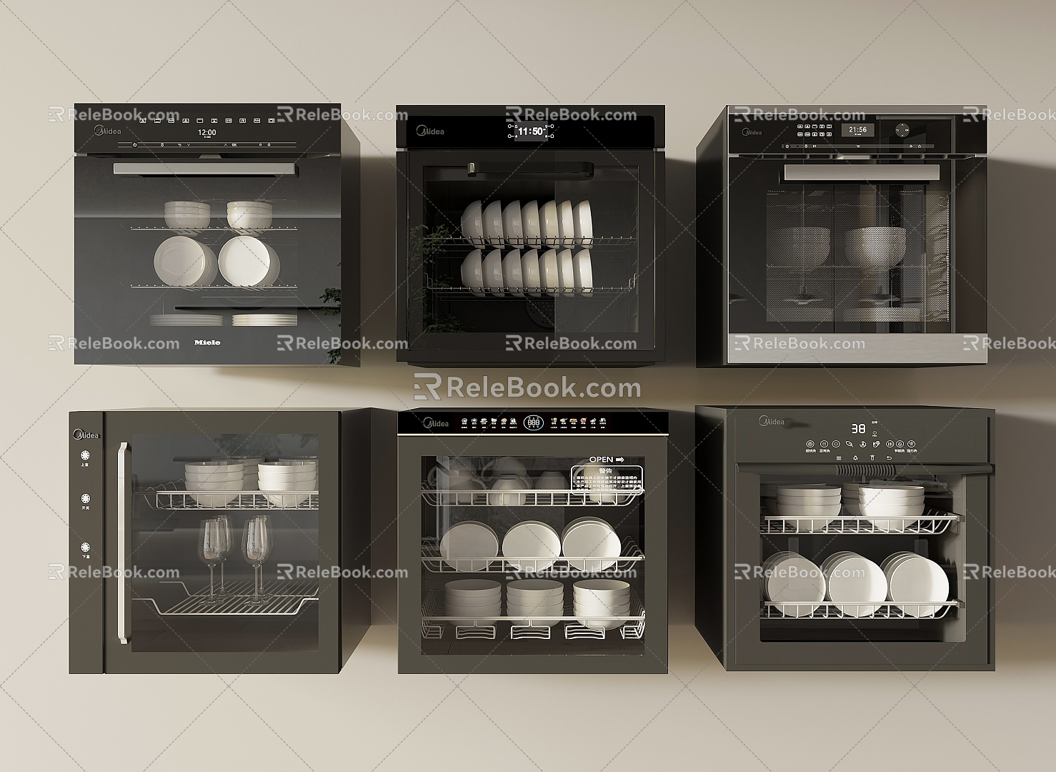 Disinfection cabinet Dishwasher 3d model