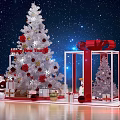 Lighting Christmas New Year Online Red Cool US Chen Punch Point DP Point Photo Area Road Show Photo Wall Fast Exhibition Device Product Elimination Pile Head Activity Flash Shop Industrial Wind Sign-in 3d model