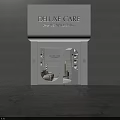 Modern Elegant Minimalist White Beauty Salon Interior Design With Comfortable Lounge And Skincare Product