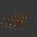Columns Stone Columns Stone Columns Old Columns Roman Columns Roman Columns Classical Columns Greek Columns 3d model