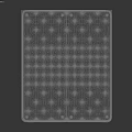 Modern Comfortable Double Bed Mattress With Quilted Surface Sturdy Legs And Supportive Design