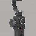 Mobile Digital Handheld Gimbal Camera Stabilizer With Control Knob And Recording Button 3d model