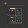 Modern Public Toilet Layout Design With Marble Finish And Separate Men And Women Zones