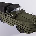 Amphibious Vehicle 3D Model 3d model