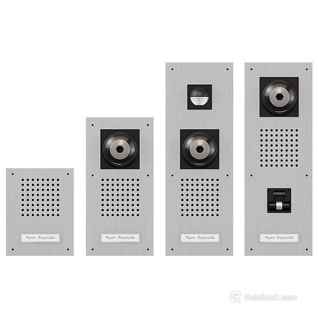 Door Station Daily Use Electrical Appliances With Various Design Microphone And Speaker 3d model 