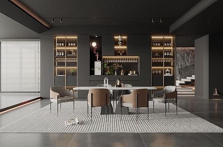 Modern Restaurant 3d model