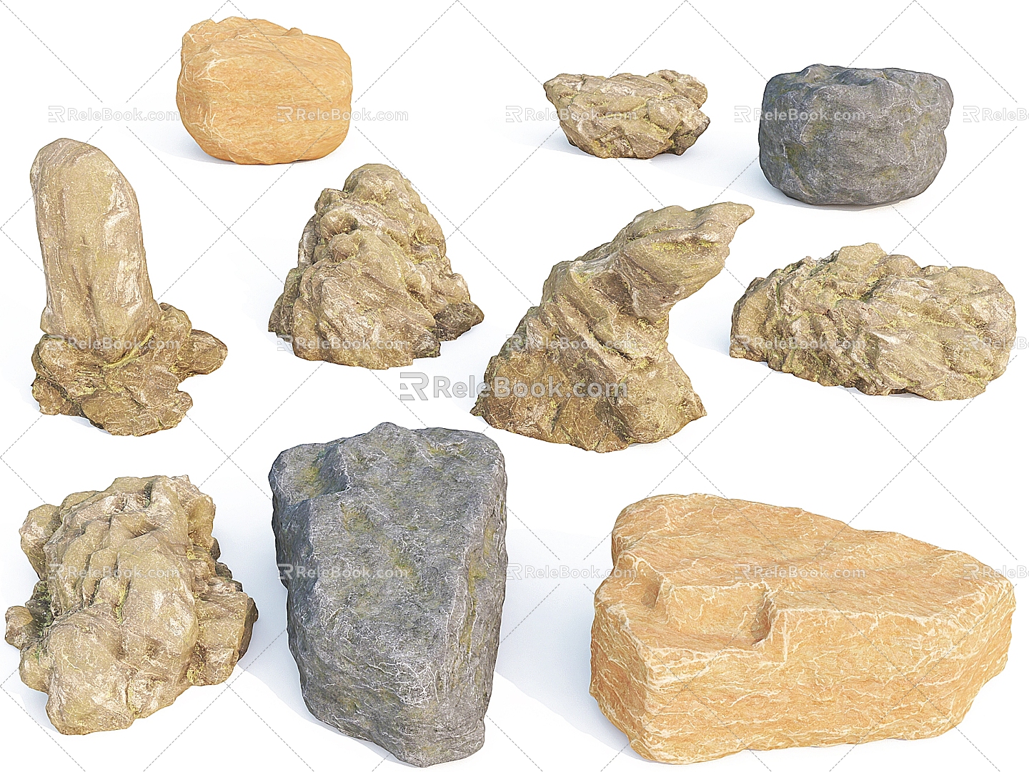 Cliff Stone Cliff Stone Stone Block Stone Rock Rockery Landscape Stone Stone high quality Rock 3d model