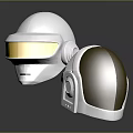 Modern Military Weapon Helmets With Silver Body Yellow And Black Tinted Visors