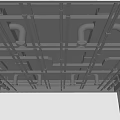 Duct Ceiling Air Conditioning Duct Ceiling Duct Line Trunking Duct Fire Duct 3d model