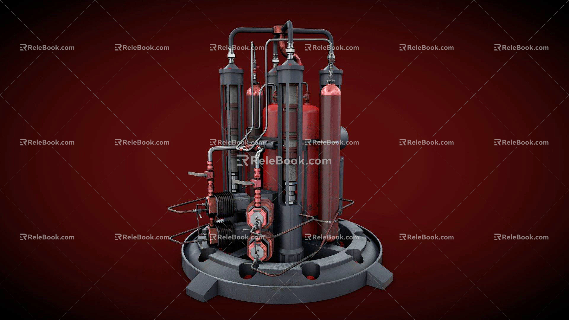 INDUSTRIAL LOFT INDUSTRIAL EQUIPMENT MECHANICAL DEVICE EQUIPMENT 3d model