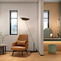 Modern Walk in Closet Interior With Built in Cabinets Mirror And Lighting Design