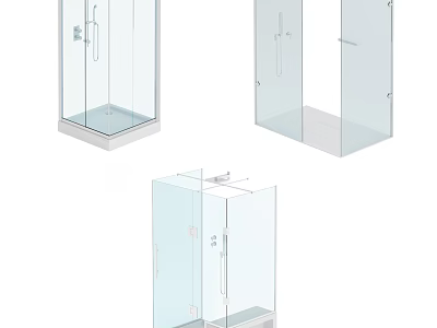 Glass Shower Sauna Enclosure Design With Different Modern Styles And Structures 3d model
