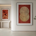 New Chinese Decorative Painting 3d model