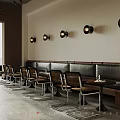 Modern Dessert Shop Interior Design With Pastry Displays And Cozy Seating