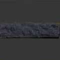 Wooden Stone Block With Natural Green Moss Covered Surface Durable Material