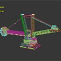 Large Industrial Mining Machinery With Crawler Track Base And Metal Frame Structure