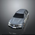 Silver Modern Station Wagon With Black Roof Sporty Rims And Front Grille Design
