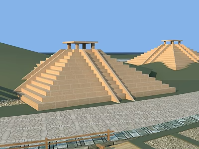 Modern observation deck 3d model Modern observation deck 3d model