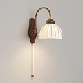 French retro wall lamp 3d model
