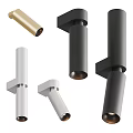Modern Minimalist Downlights And Spotlights In Black White Gold Metal For Home Office Lighting