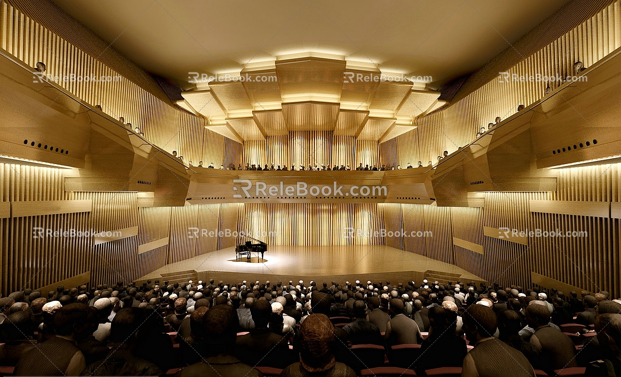 Performance Hall Concert Hall Report Hall Conference Hall 3d model