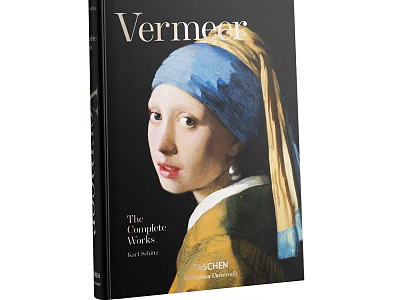 Vermeer The Complete Works Art Book Featuring Girl with a Pearl Earring Masterpieces 3d model