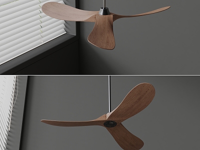 ALOHA MODERN ceiling fan 3d model