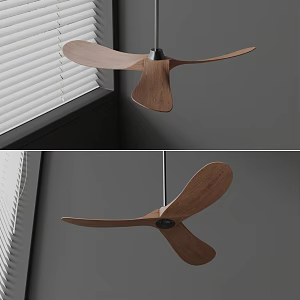 ALOHA MODERN ceiling fan 3d model
