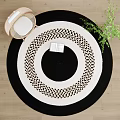Modern Round Carpet 3d model