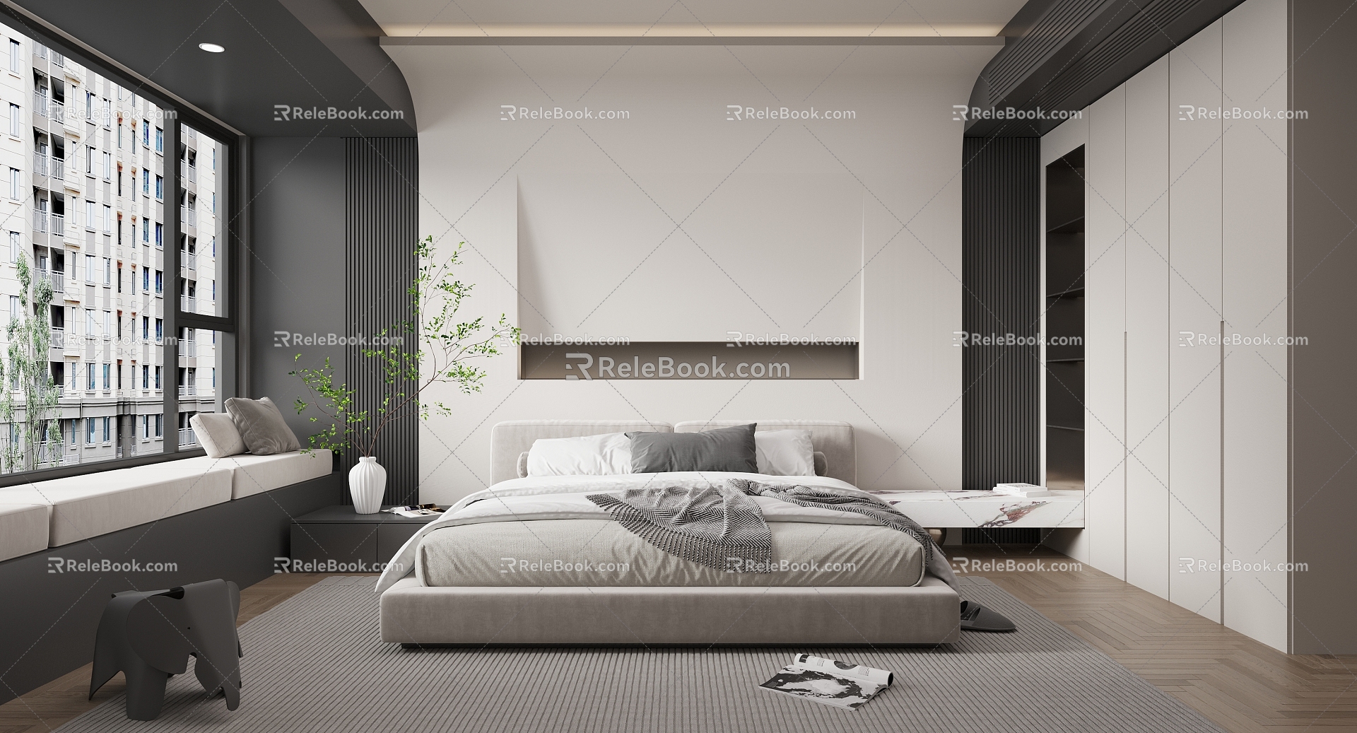 Modern Bedroom 3d model