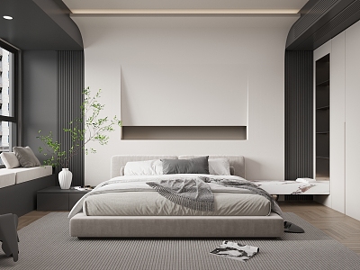 Modern Bedroom 3d model