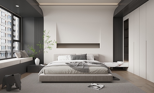 Modern Bedroom 3d model