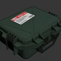 High Quality Green Durable Weapon Storage Case With Secure Locking System 3d model