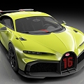 Bugatti Super Runner Car Luxury Car Racing Car 3d model