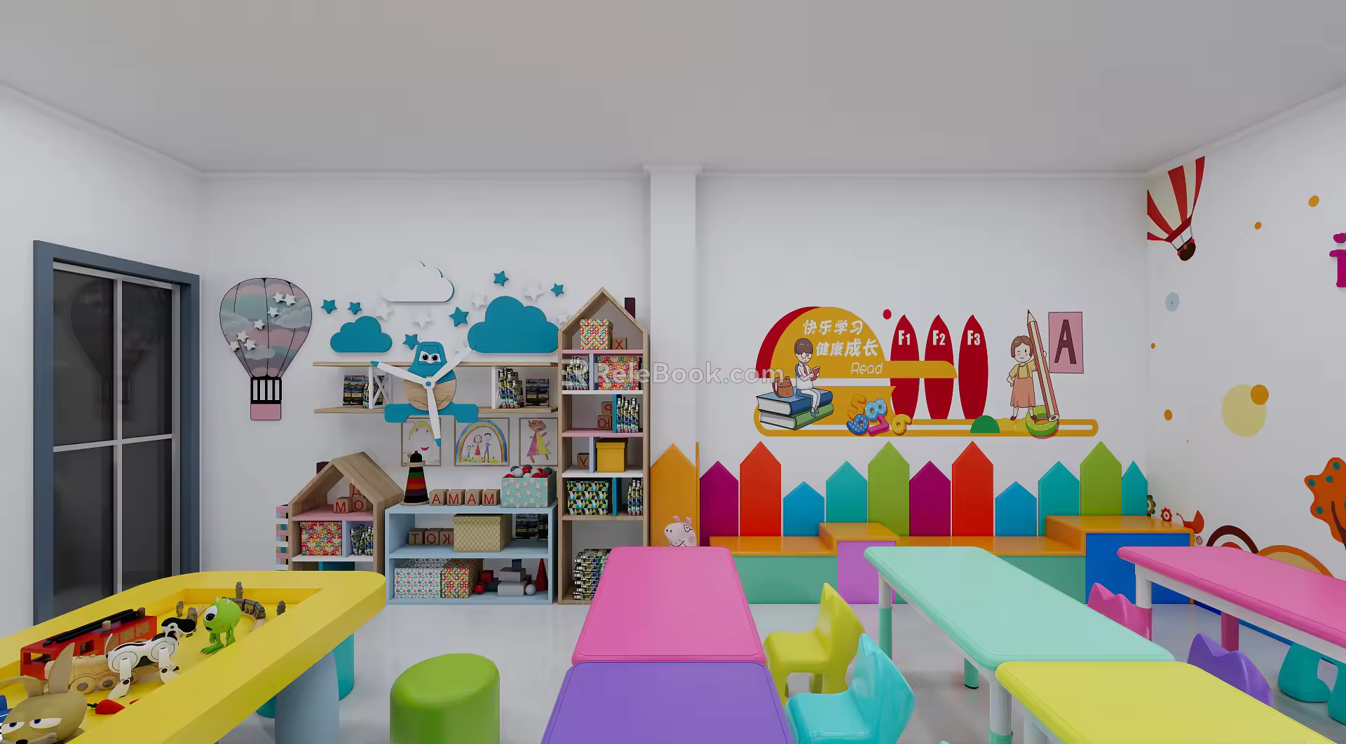 Modern Classroom Sub-classroom 3d model