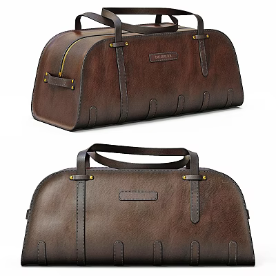 Modern Luggage Bag Leather Bag Luggage Bag 3d model