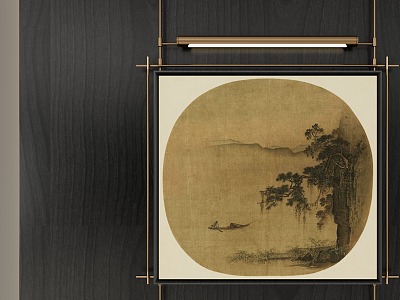 Chinese New Chinese Painting Hanging Painting Decorative Painting Chinese Landscape Painting Ancient Painting model